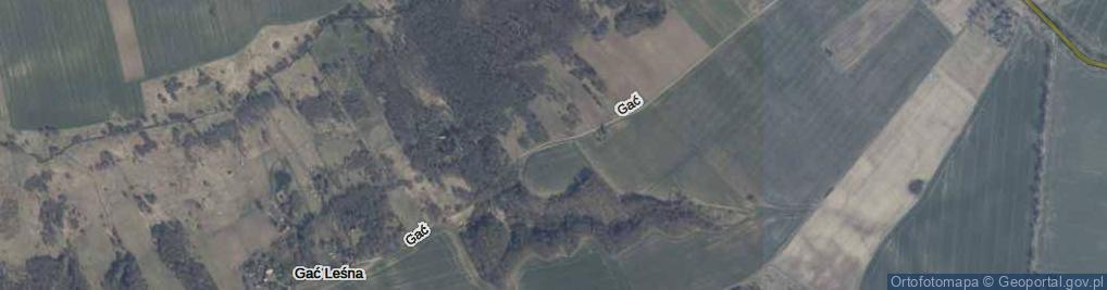 Zdjęcie satelitarne Gać Leśna ul.